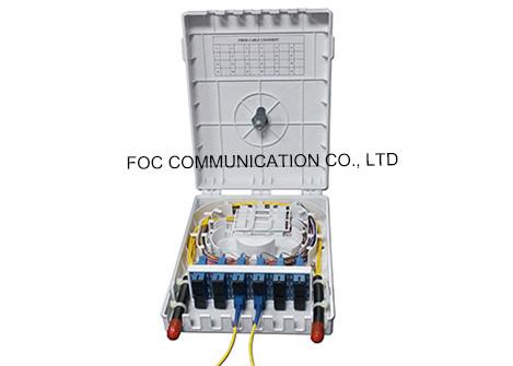 Outdoor Fiber Optic Termination Box Enclosure 24 Fiber For Telecommunication Networks