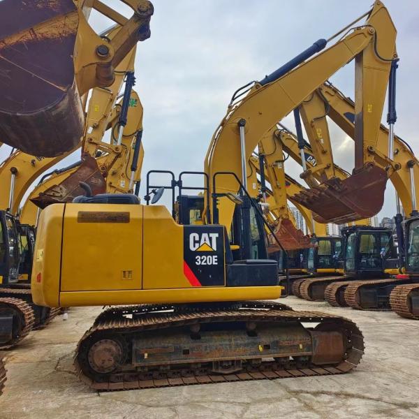 Excavadora de gatos multifuncional usada  320E para várias aplicações