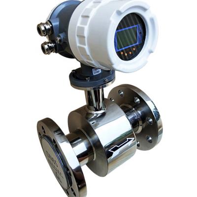 Medidor de fluxo do ODM 15m/s Digitas do OEM para a flange da água de água de esgoto SST 1Cr18Ni9Ti