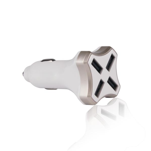 Colorful High Power Car Phone Charger Fast Charge Function Pc Fire Environmental Protection