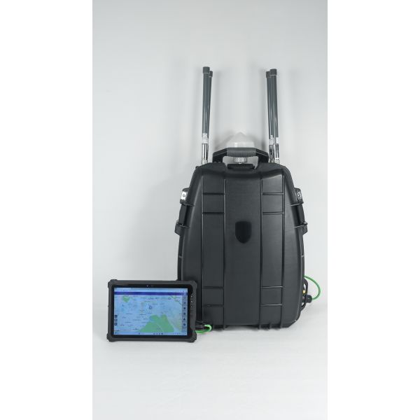 380W Backpack Drone Detector Jamming Integration CH8 With 100MHz-5.8GHz