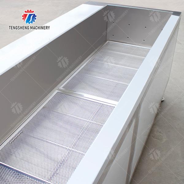 1500KG/H Fruit Vegetable Washing Machine With Stainless Steel Material
