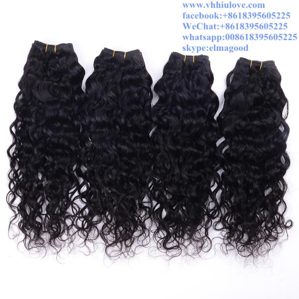 Direct Hair Factory Large Stock Fast Delivery Good Quality 8a grade  Virgin Brazilian deep water hair extension