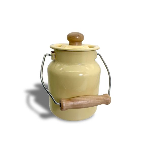 Sustainable Enamel Milk Can 2.9L 4.2L 6L Milk Bucket Metal Ice Bucket