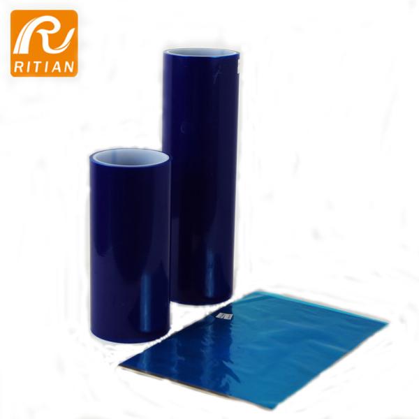PE Self Adhesive Stainless Steel Protective Film Metal Surface Wrapping Film 50 Mic RoHS Cetificated Tape