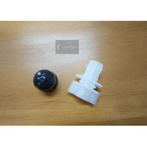 12 Millimeter Diameter Pour Spout Caps 100% Plastic PE Material