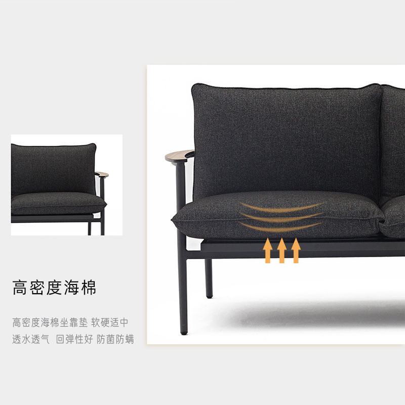 Customized Logo Luxury Italian Leather Sofa Set for Modern Home Living Room Furniture