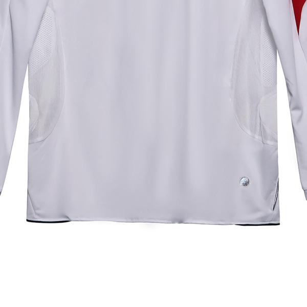 England 2006 Retro Long Sleeve Home Fan Edition Jersey Pays Tribute to the Three Lions Golden Generation