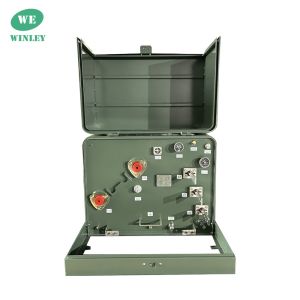 167Kva Pad monofásico montado en transformador de aceite residencial llenado 34.5KV líquido llenado