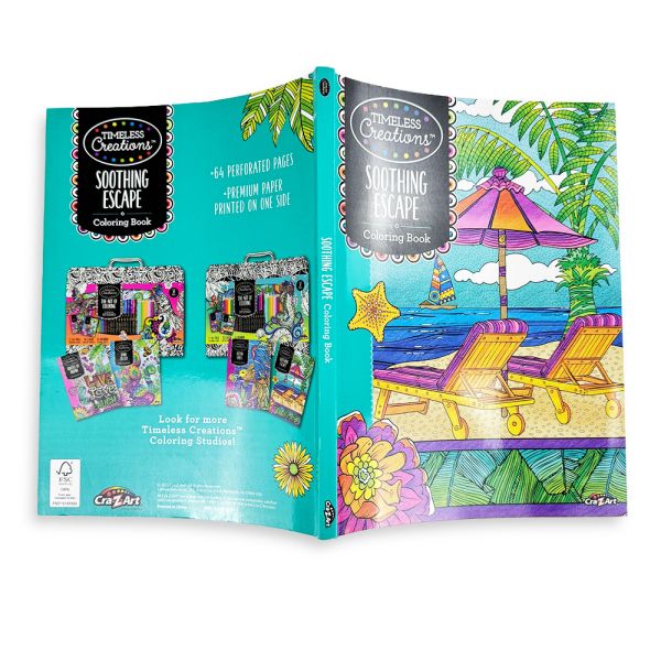 Wear Resistant Coloring Book Printing Glossy Cover Hardcover Bound Book
