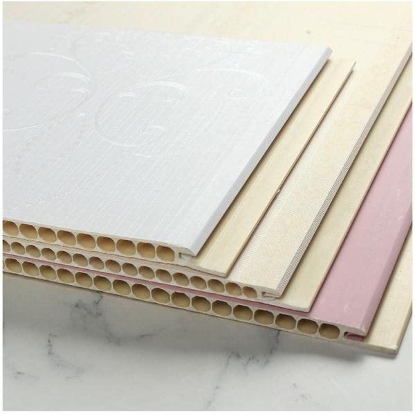 Panneaux en PVC à effet bois contemporain intérieur Panneaux en PVC finition bois