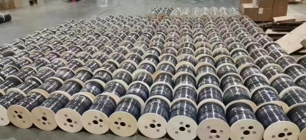 Indoor FTTH Drop Cable , Fiber Optic Drop Wire Self Supporting Bow Type