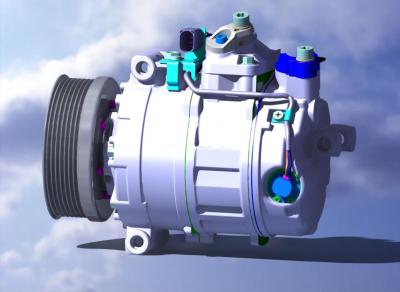 110mm Clutch Auto Piston Type Ac Compressor R134a