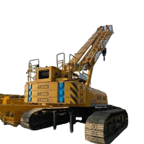 Used QUY55 55 Ton Crawler Crane for Construction Gradeability 30% Original Sale