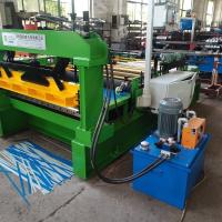 corte de aço da bobina de 1250mm à máquina do comprimento 5 do peso toneladas hidráulico automático de Decoiler