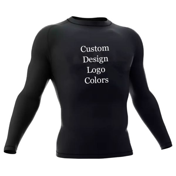 Full Custom NO Gi Wear Lightweight and Breathable 220gsm Rash Guard for Martial Arts