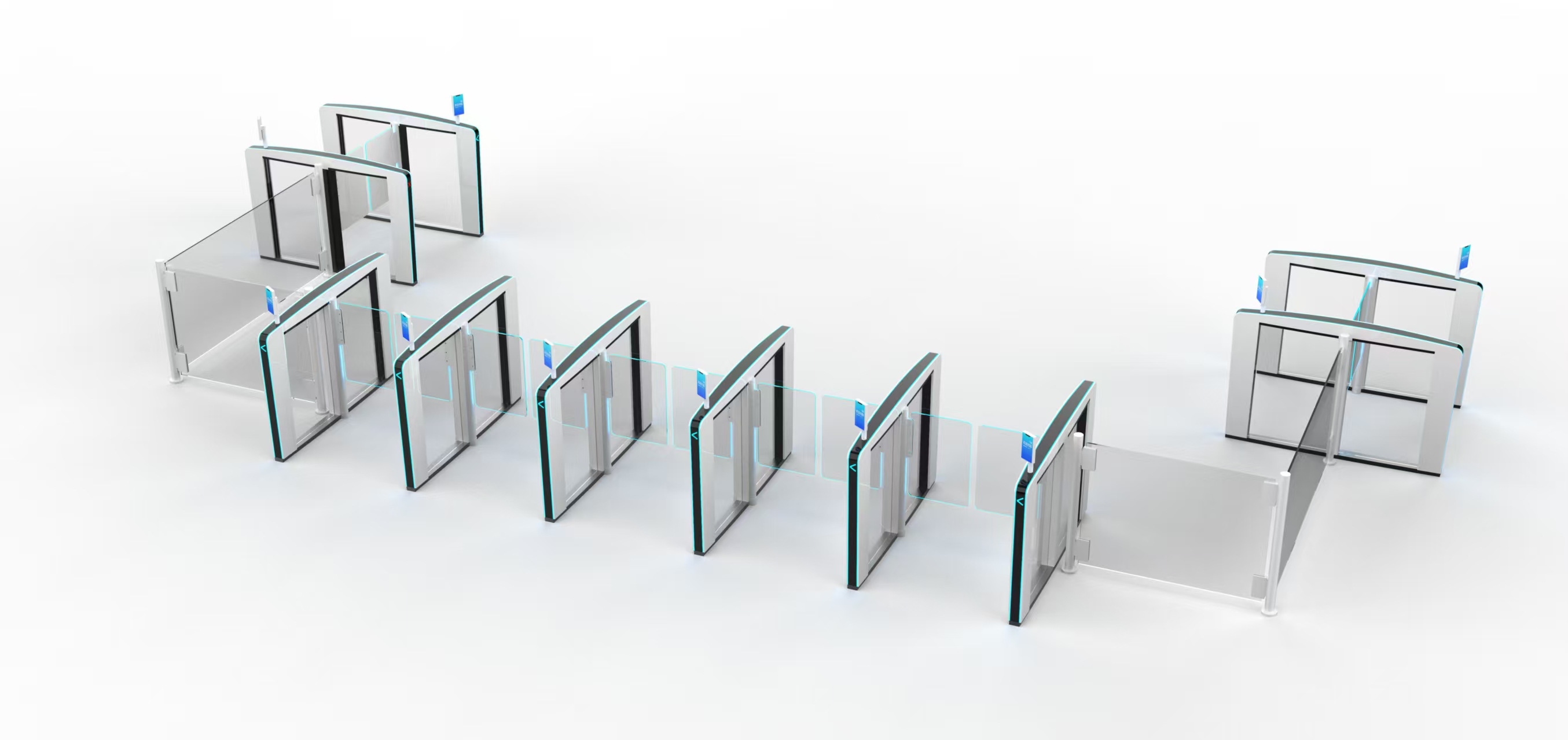 Security Gate With High Speed for University Automatic Gate With Facial Recognition