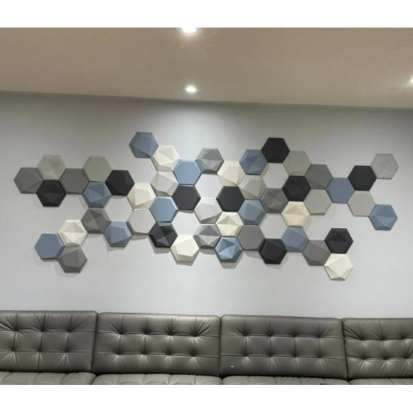 Office Acoustic Panel Pet Fiber Felt Sound Absorbing Wall Decorative
