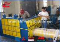 Prensas de aluminio inútiles de la chatarra de las tuberías de acero automáticas llenas del PLC 250x250m m