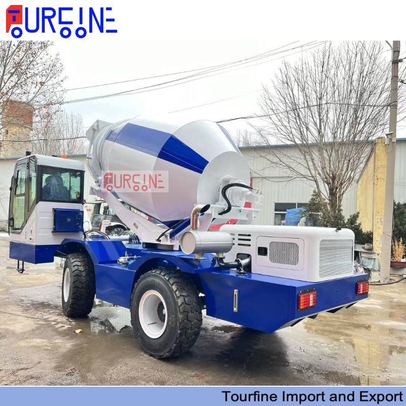4 CBM Self Loading Concrete Mixer Truck TF40 for Construction Projects