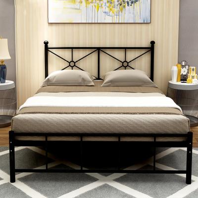 Modern Style OEM Metal Frame Double Bed 11 Inches Clearance Under Bed
