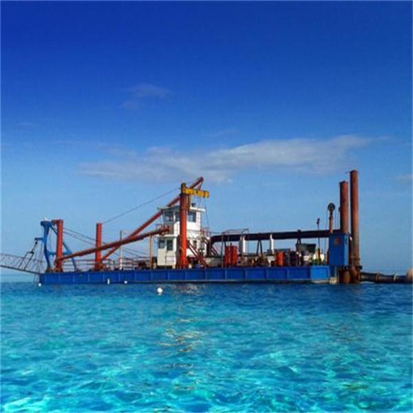 Electric Motor Hydraulic Cutter Suction Dredger with Anchor Boom