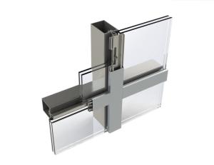 Support Platform Curtain Wall Glazing System Exposed Frame Abrasion Resistance