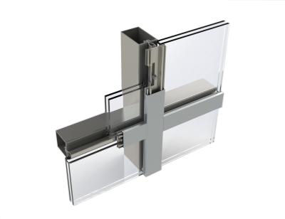 Support Platform Curtain Wall Glazing System Exposed Frame Abrasion Resistance