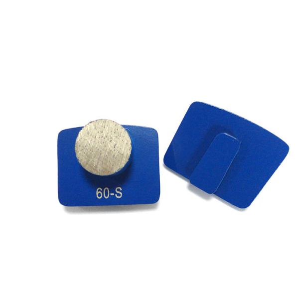 Single Round Segments  Redi Lock Diamond Grinding Shoes for Husqvarna
