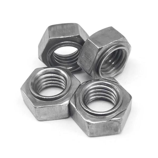 M4 SS304 Stainless Steel A2-70 DIN934 Hex Nut Hexagon Nut with Coarse Thread