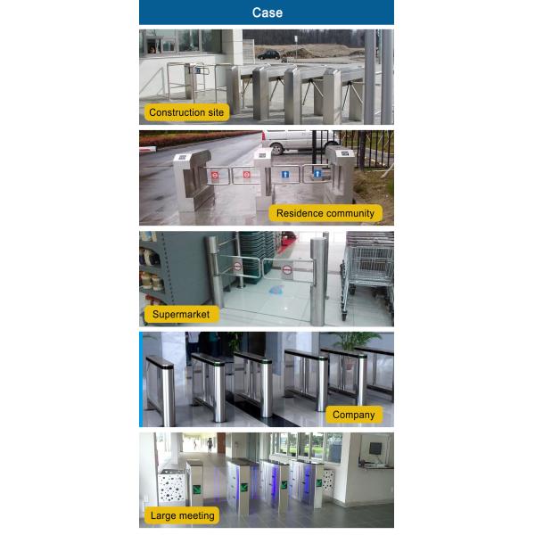 Безщеточный блок развертки распознавания лиц и температуры мотора IP54 SUS304 измеряя