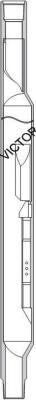 API 19G1 Standard Gas Lift Mandrel , Round Cross Section Side Pocket Mandrels