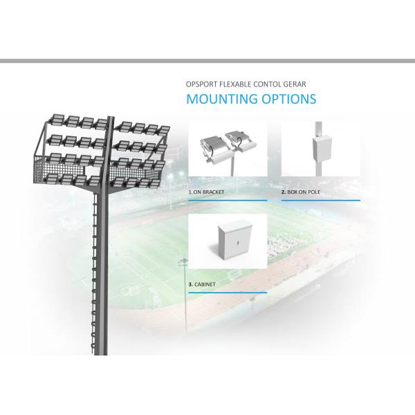 Dimmable 480W Outdoor Arena Lights , Practical Stadium Lights For Backyard