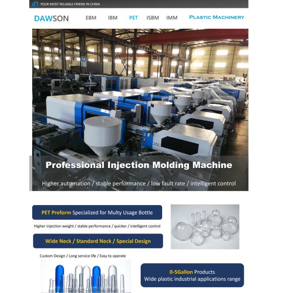 Преформ воды сока ЛЮБИМЦА ясности машины впрыски 270 тонн горизонтальной автоматической пластиковой