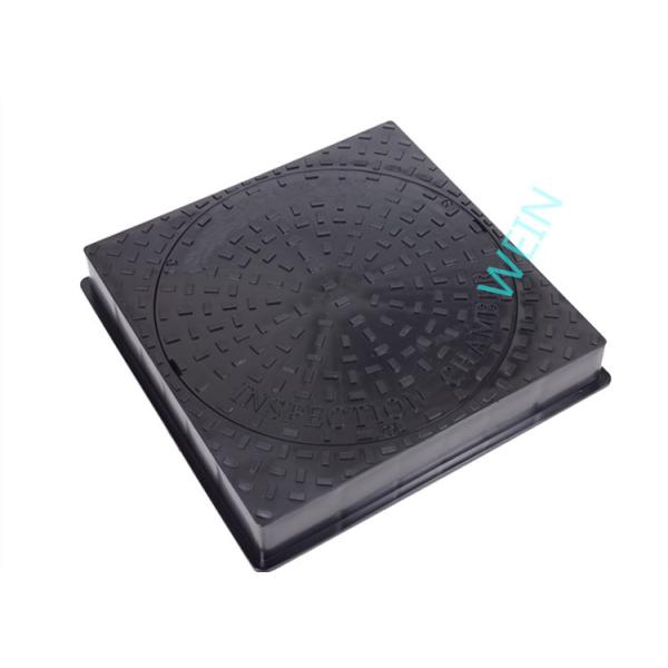 EN124 Standard Round Cast Iron Manhole Cover For Municipal L Construction
