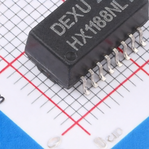 Isolated Network Transformer DEXU Electronics HX1188NLT Single Port for Consumer Electronics and 3C