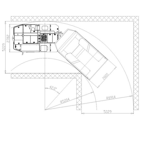 Отличная маневренность 30-тонный самосвал с шарнирно-сочлененной рамой БЖУК-30