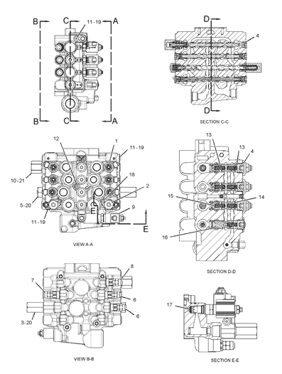 1959700 195-9700 Solenoid Valve Fit Compact Track Loader 259B3 279C 279C2 289C 289C2 299C