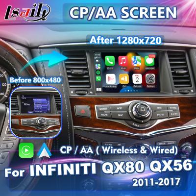 Tela sem fio da polegada HD de Android auto Carplay 8 para Infiniti QX80 QX56 2011-2017