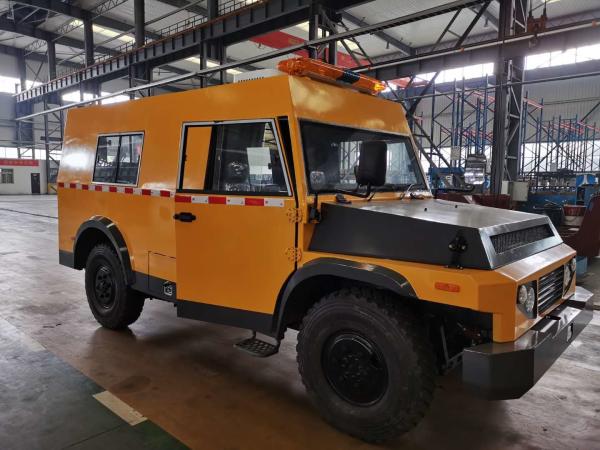 8200mm Passengers Wheel Trackless Service Utility Vehicle