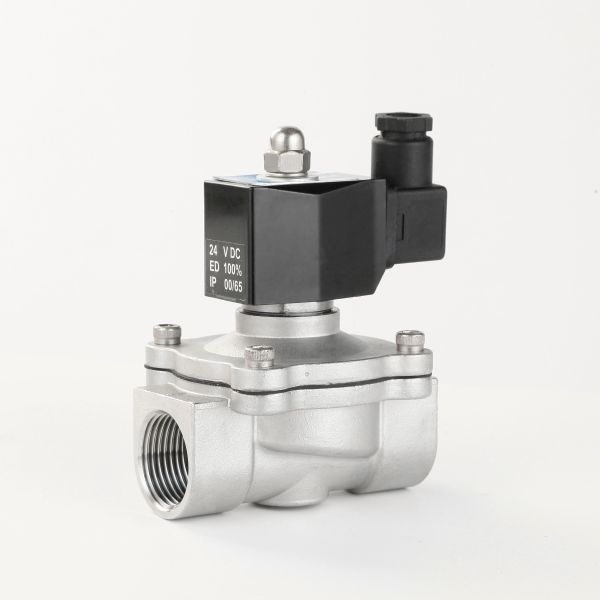 Etrany Control 2Way 1/2 Inch Air Water DC24V Stainless Steel Material Solenoid
