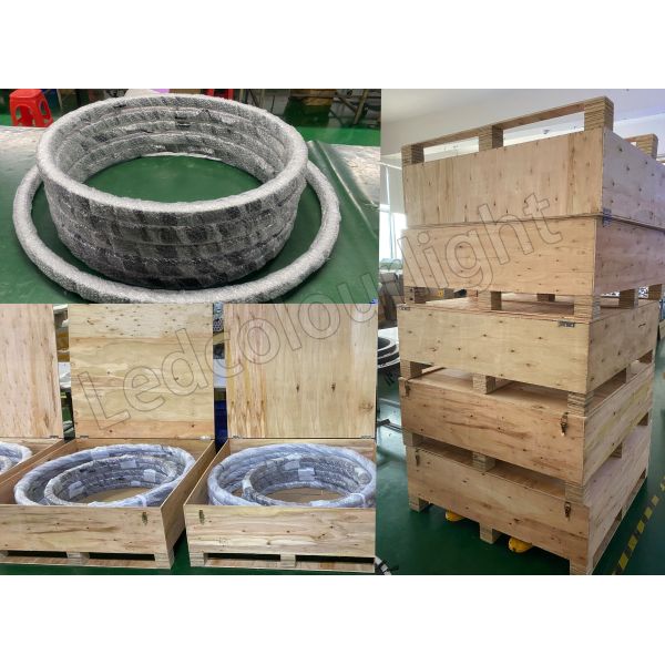 DMX512 Control RGB RGBW Pixel LED Ring Light for Outdoor Events Decoration