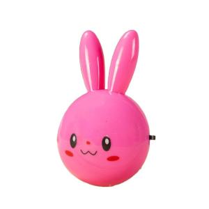 Toy manufacturer custom LED Rabbit Night Lamp Switch ON/OFF Wall Light Bedside