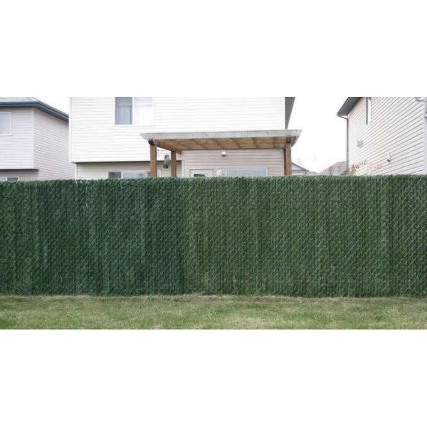 chain link slats hedge slats Single wall bottom locking fence privacy slat for cyclone fencing Double wall