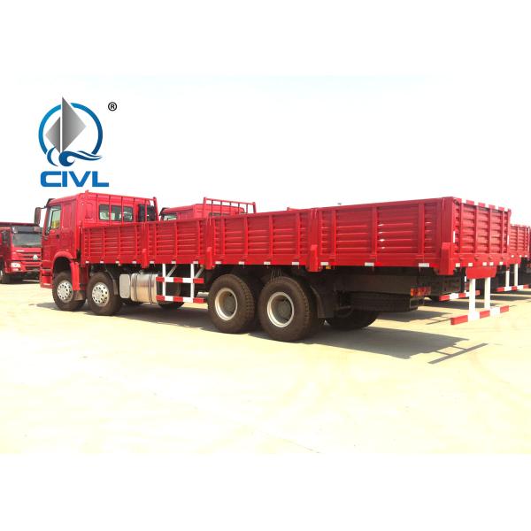 8 X 4  Heavy Cargo Trucks With 371 HP Engine , Heavy Duty Trucks Cargo Truck Chassis Colour Option