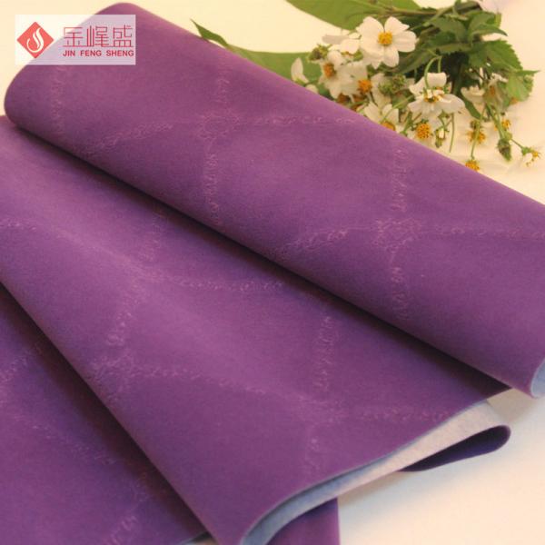 Spunlace Flock Velvet Fabric for Upholstery , Packaging Jewelry Box Flocking Fabric