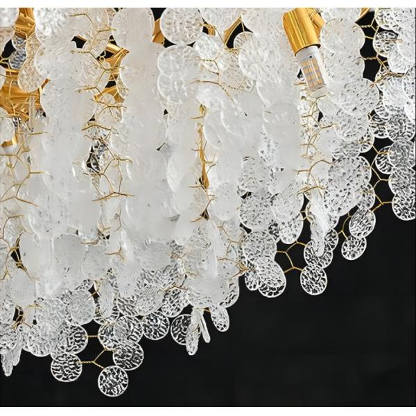 Современные роскошные коммерческие люстры освещение внутреннего кристаллического стекла подвесная лампа