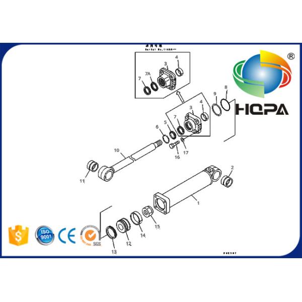 707-99-84400 707 99 84400 7079984400 Dump Cylinder Seal Kit For WA600-1
