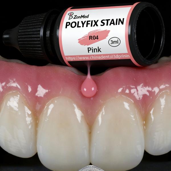 Brush Applicationtools UV-Curable Resin Staining Agent Used in Dental Industry Ensuring Staining and Smooth Surface Finish