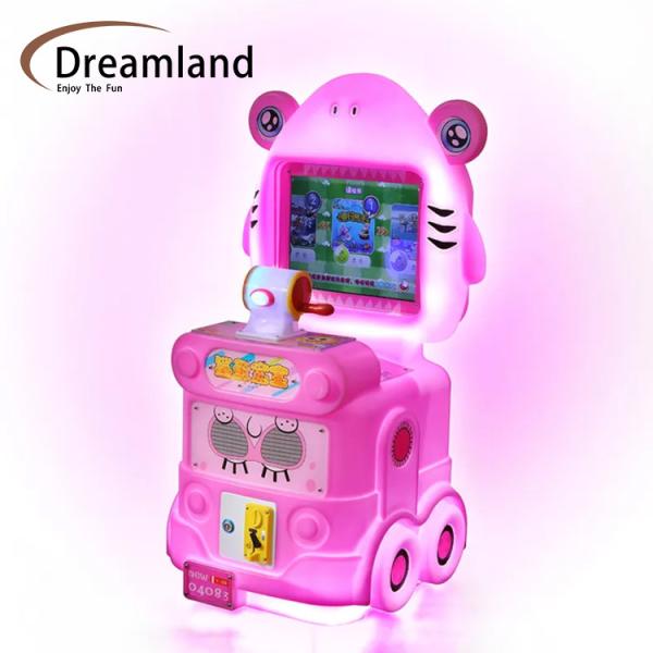 Steel Kids Game Machine Unique Shark Theme With Bright Colors And Lighting Effects 30kg